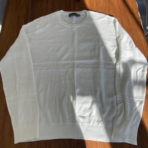 Vince Mixed Crew Sweater - Picture 1 of 3